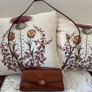 Tory Burch Cognac Leather Bag – Top Handle & Crossbody